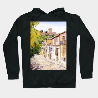 Cuesta Victoria, The Albaicin, Granada Hoodie